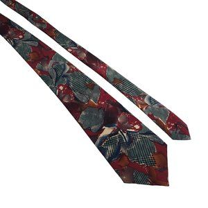 Darcy Vintage Men Necktie Tie Designer All Silk Accessory Work Office Dad Gift